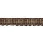 83952 | Cotton Strié Tape Narrow - Chestnut Schumacher Cotton Strié Tape Narrow trim in Chestnut (83952)