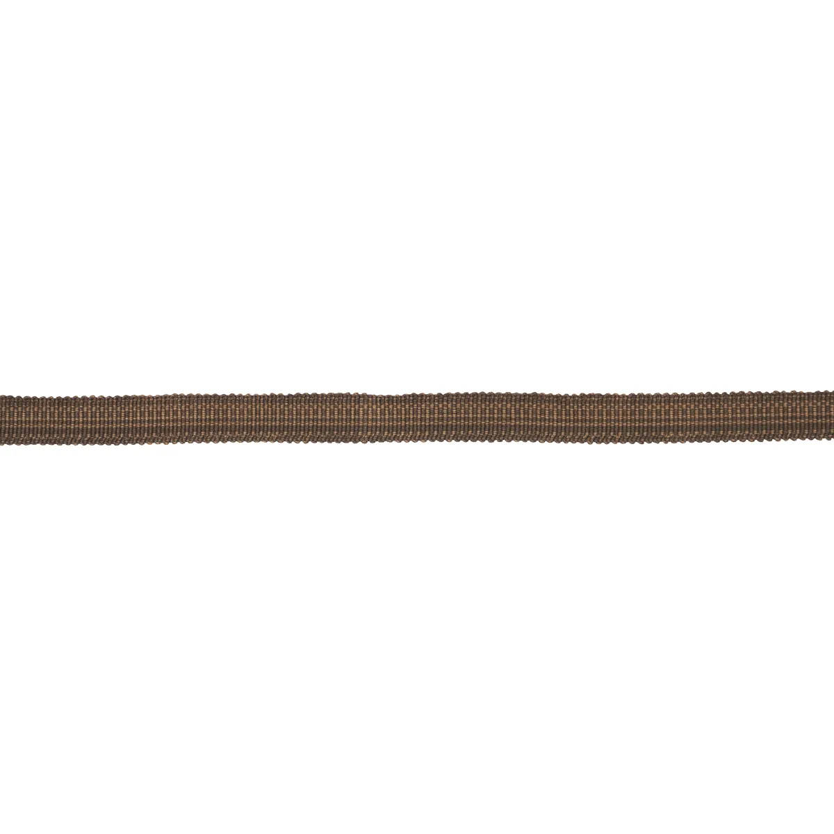 Schumacher Cotton Strié Tape Narrow trim in Chestnut (83952)