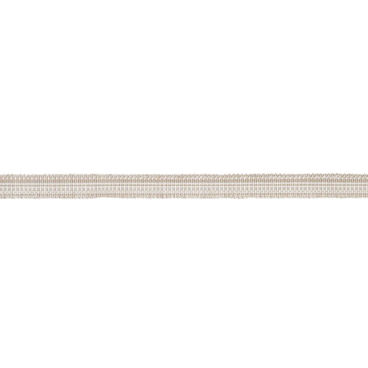 Schumacher Cotton Strié Tape Narrow trim in Sand (83951)