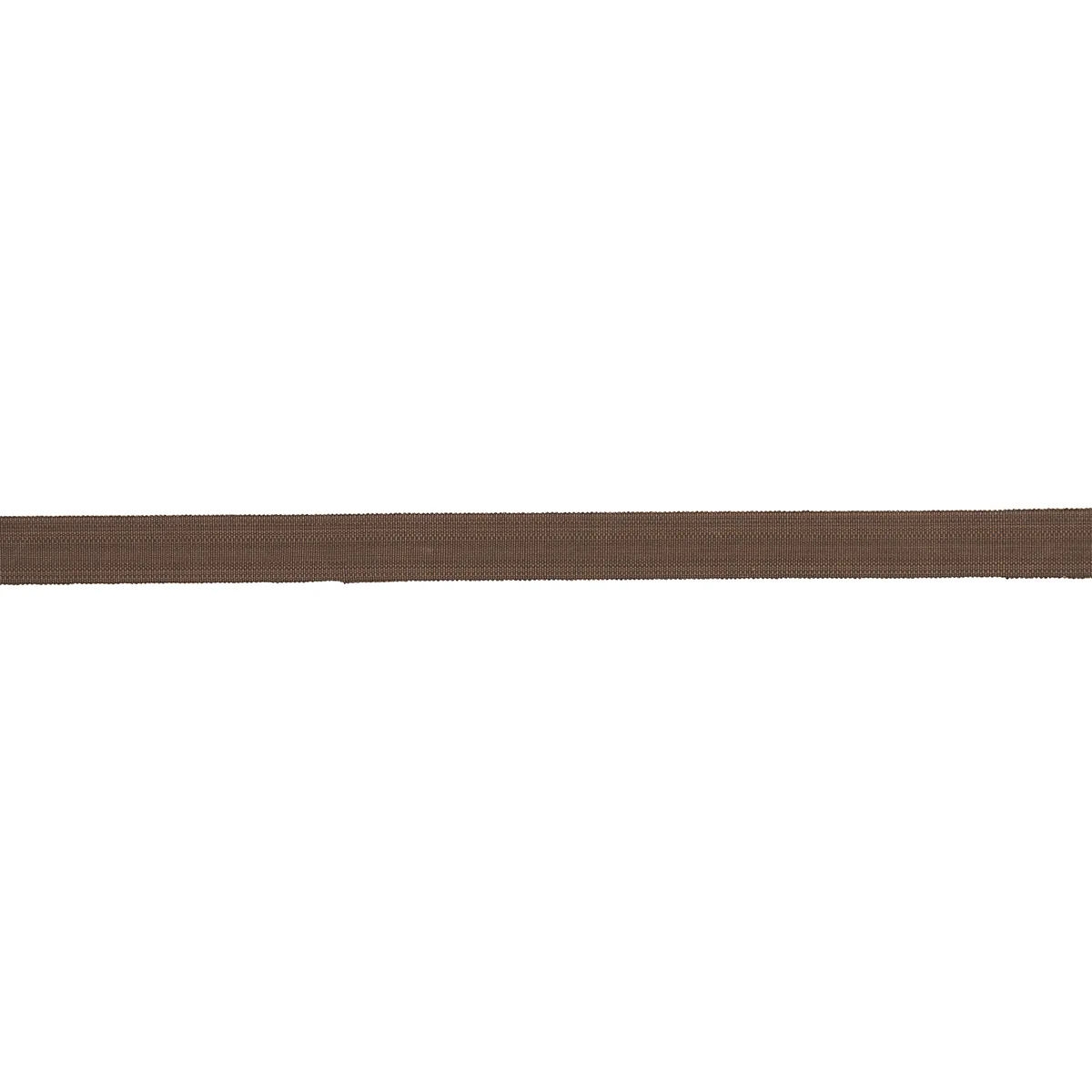 Schumacher Cotton Strié Tape Wide trim in Chestnut (83960)