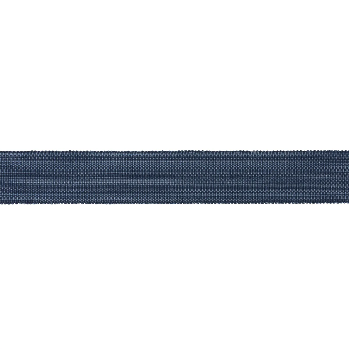 Schumacher Cotton Strié Tape Wide trim in Indigo (83962)
