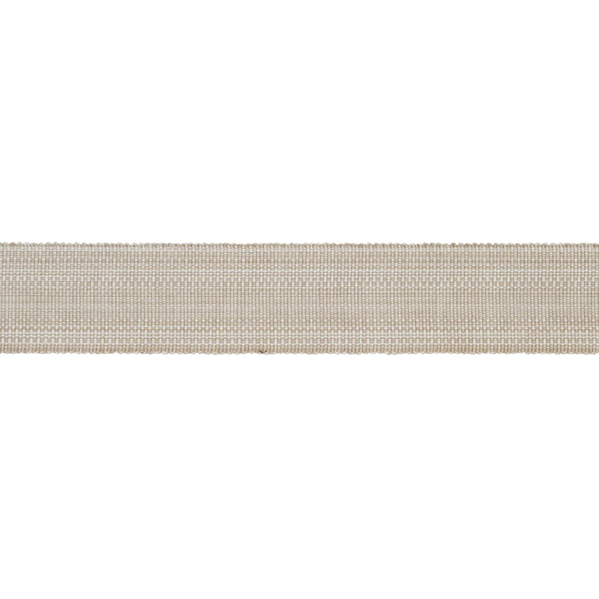 Schumacher Cotton Strié Tape Wide trim in Sand (83961)