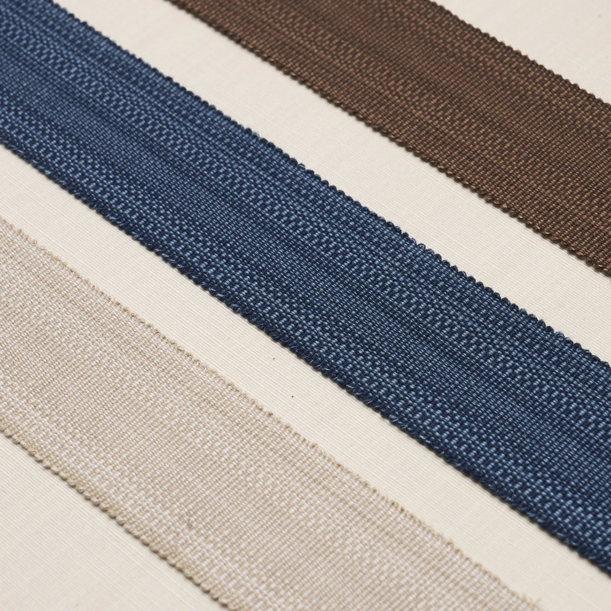 83961 | Cotton Strié Tape Wide - Sand Schumacher Cotton Strié Tape Wide trim in Sand (83961)