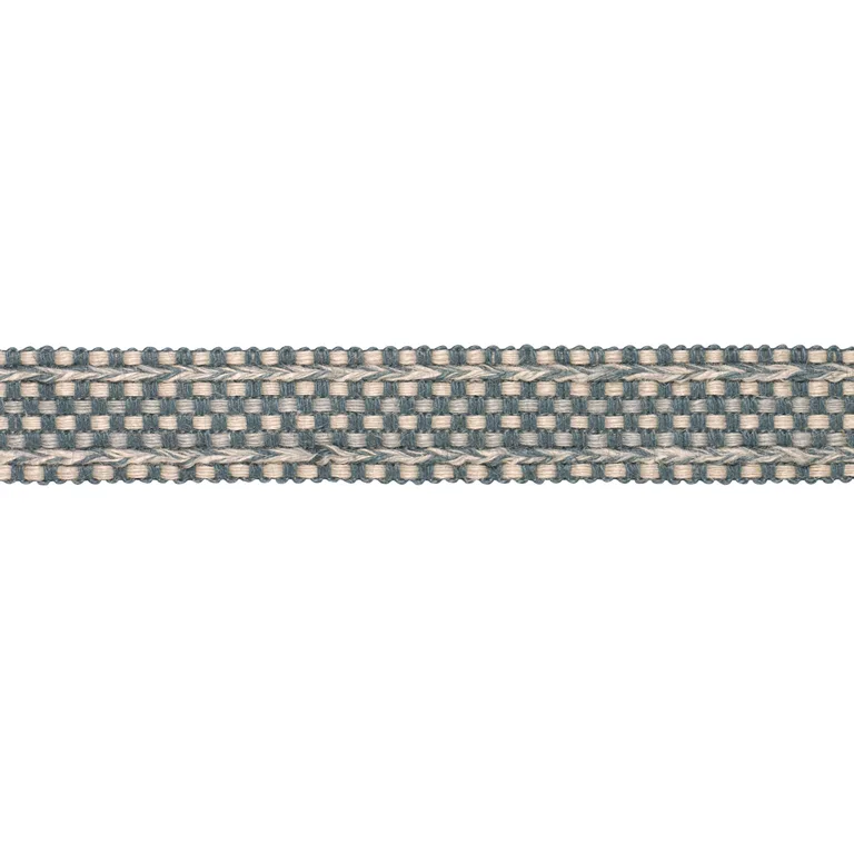 Schumacher Country Braid trim in Teal (85541)