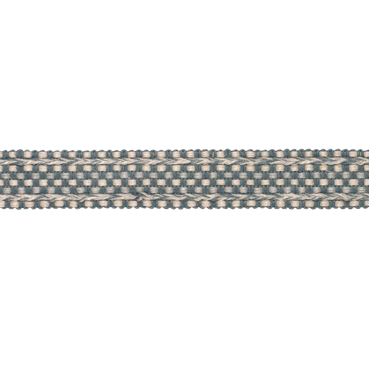 Schumacher Country Braid trim in Teal (85541)