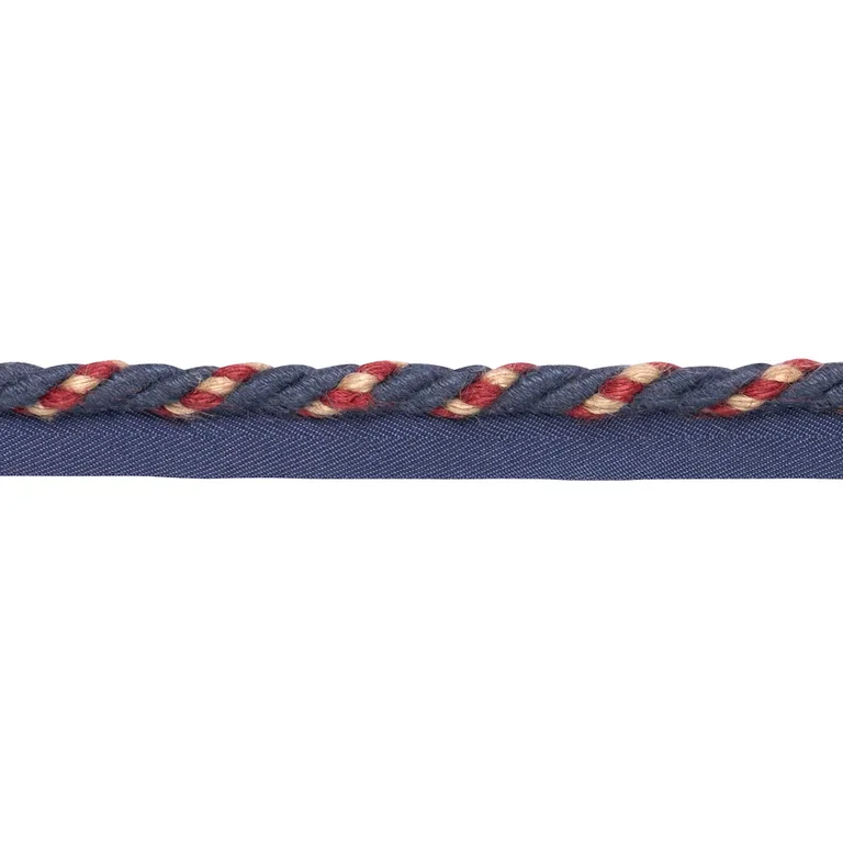 Schumacher Country Cord trim in Denim (85555)