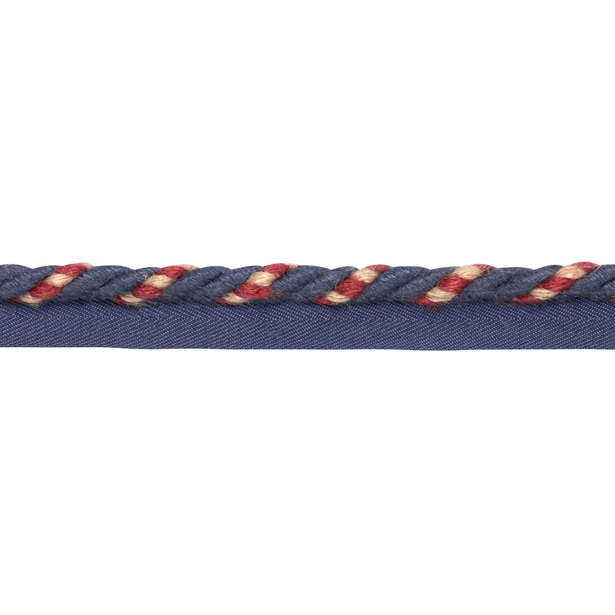 Schumacher Country Cord trim in Denim (85555)