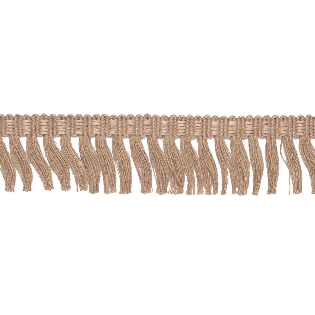 Schumacher Country Fringe trim in Flax (85564)