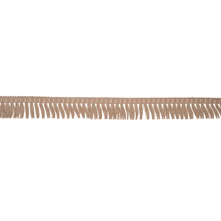 Schumacher Country Fringe trim in Flax (85564)