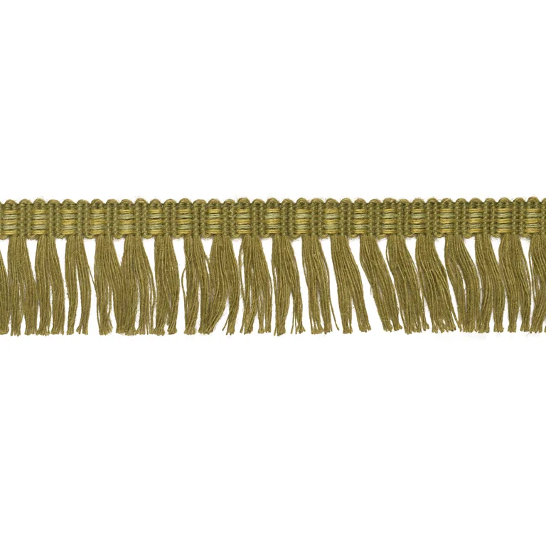 Schumacher Country Fringe trim in Grass (85560)