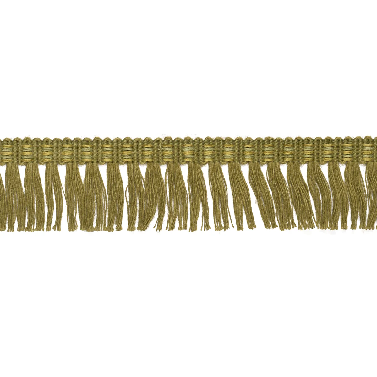 Schumacher Country Fringe trim in Grass (85560)