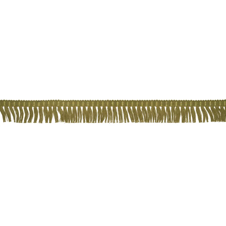 Schumacher Country Fringe trim in Grass (85560)