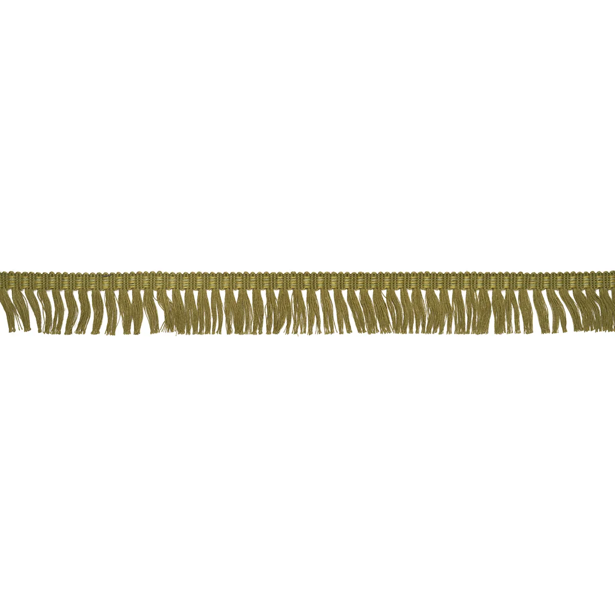 Schumacher Country Fringe trim in Grass (85560)