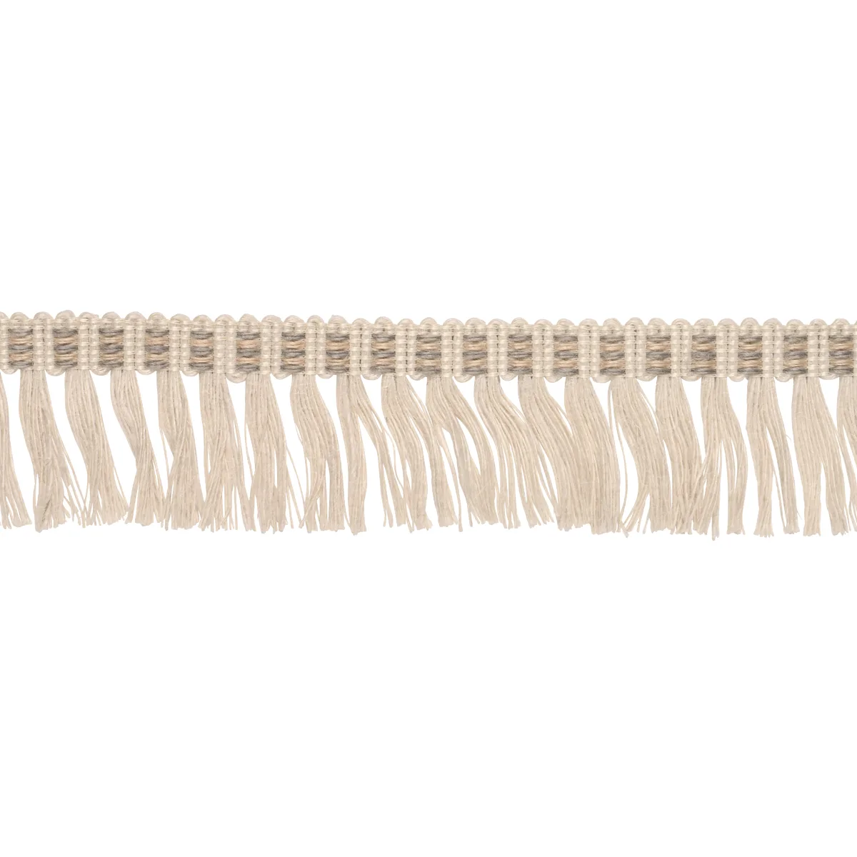 Schumacher Country Fringe trim in Neutral (85565)