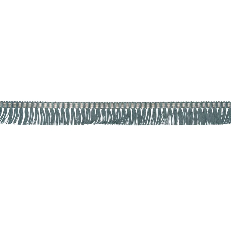 Schumacher Country Fringe trim in Teal (85562)