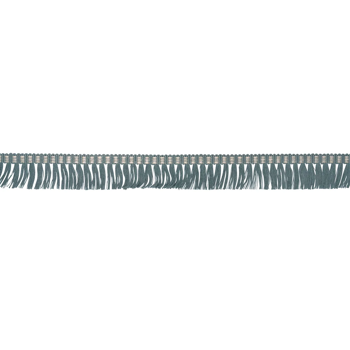 Schumacher Country Fringe trim in Teal (85562)