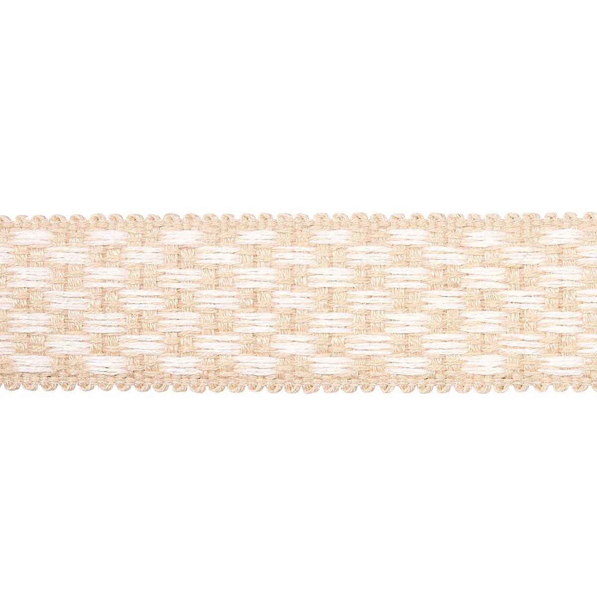 Schumacher Crawford Check Tape Medium trim in Coffee (81632)