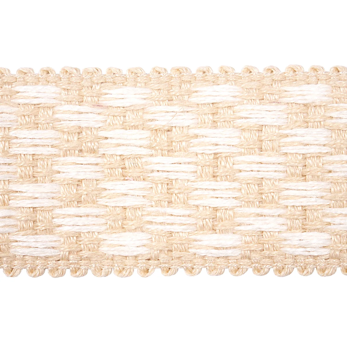 Schumacher Crawford Check Tape Medium trim in Coffee (81632)