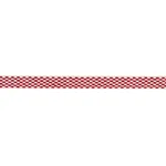 81631 | Crawford Check Tape Medium - Cornwallis Red Schumacher Crawford Check Tape Medium trim in Cornwallis Red (81631)