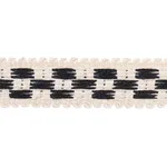 81623 | Crawford Check Tape Narrow - Basalt Schumacher Crawford Check Tape Narrow trim in Basalt (81623)
