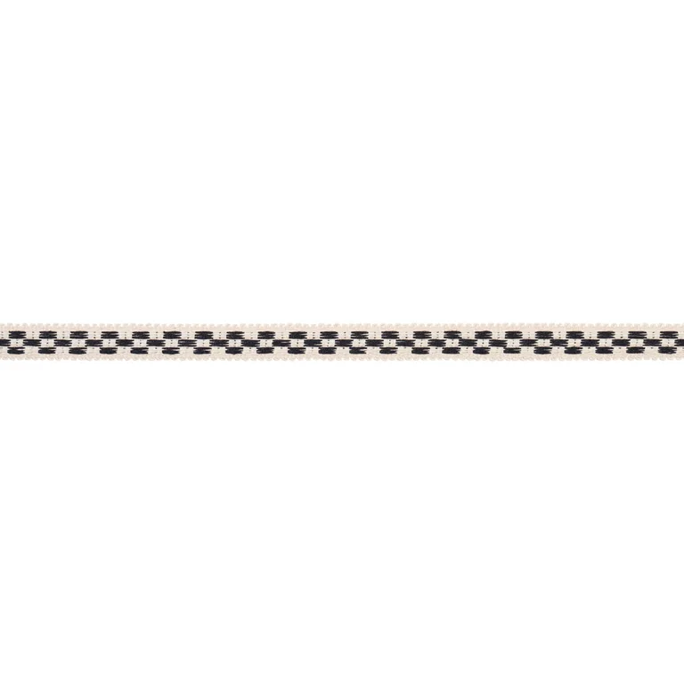 Schumacher Crawford Check Tape Narrow trim in Basalt (81623)