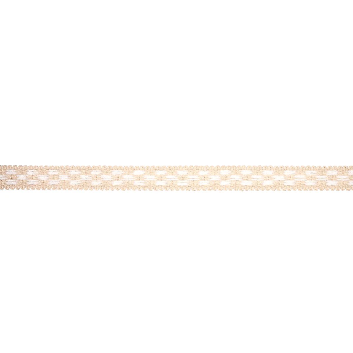 Schumacher Crawford Check Tape Narrow trim in Coffee (81622)