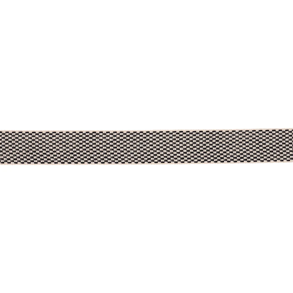 Schumacher Crawford Check Tape Wide trim in Basalt (81643)