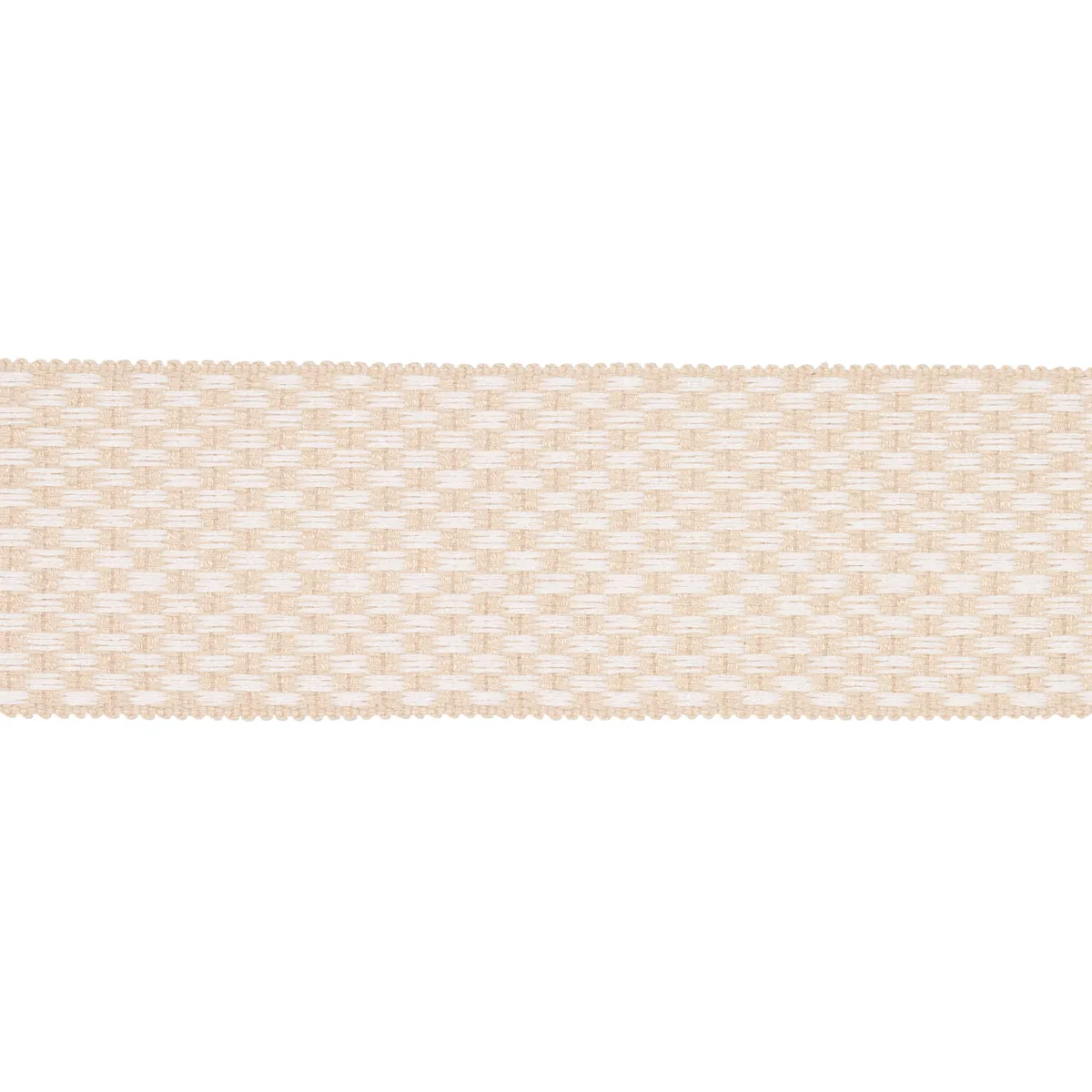 Schumacher Crawford Check Tape Wide trim in Coffee (81642)