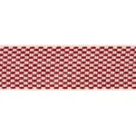 81641 | Crawford Check Tape Wide - Cornwallis Red Schumacher Crawford Check Tape Wide trim in Cornwallis Red (81641)