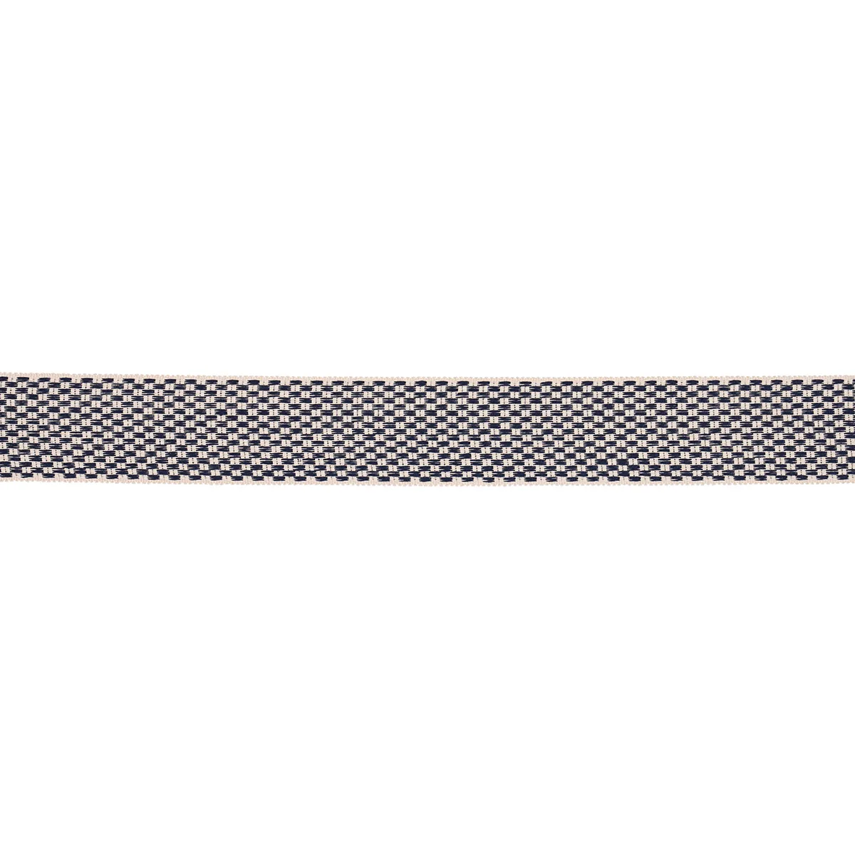 Schumacher Crawford Check Tape Wide trim in Indigo (81640)