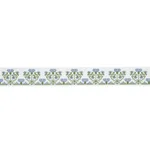81661 | Custis Embroidered Tape - Chesapeake Schumacher Custis Embroidered Tape trim in Chesapeake (81661)