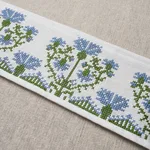 81661 | Custis Embroidered Tape - Chesapeake Schumacher Custis Embroidered Tape trim in Chesapeake (81661)