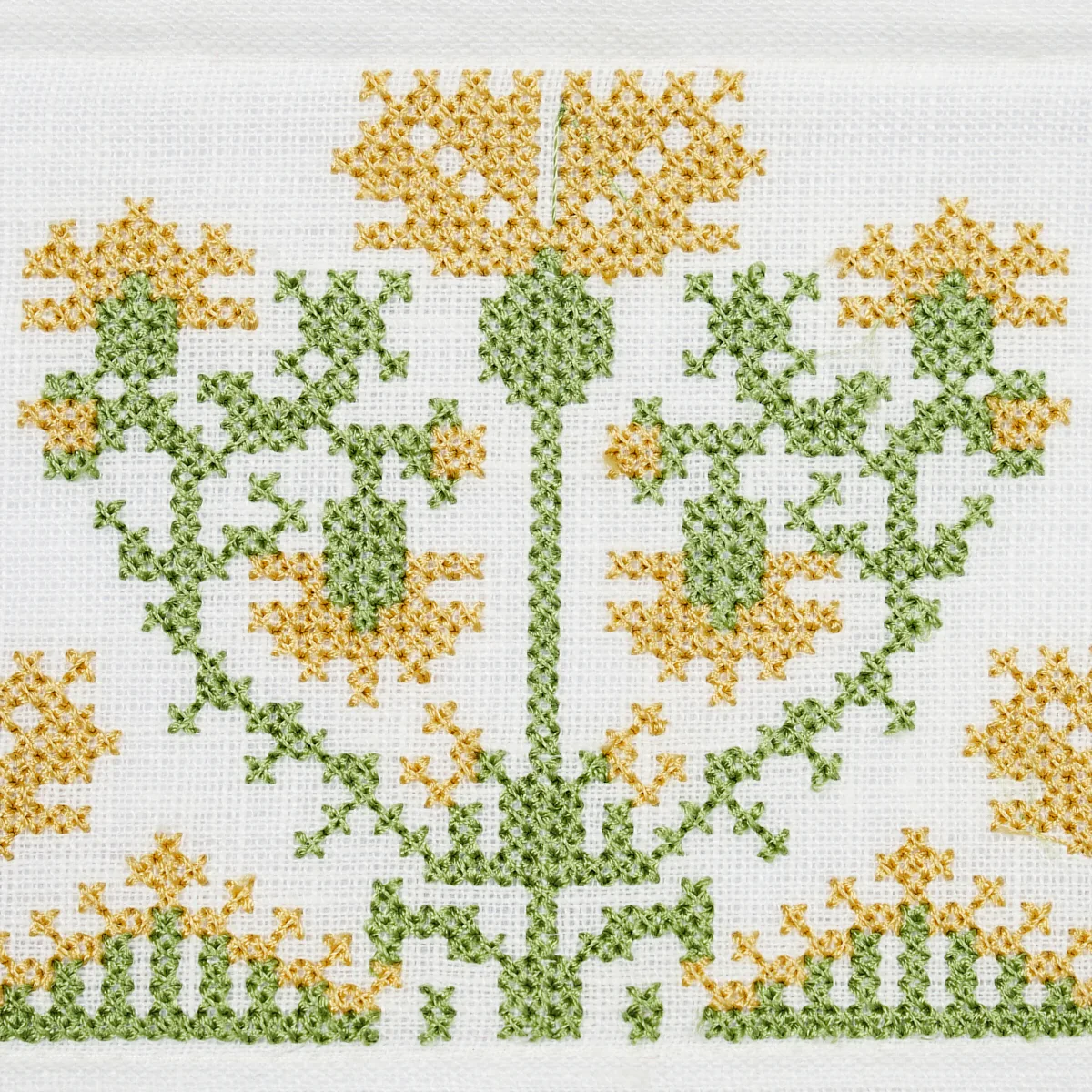 81663 | Custis Embroidered Tape - Marigold Schumacher Custis Embroidered Tape trim in Marigold (81663)