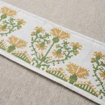 81663 | Custis Embroidered Tape - Marigold Schumacher Custis Embroidered Tape trim in Marigold (81663)