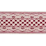 81651 | Davison Scalloped Tape - Crimson Schumacher Davison Scalloped Tape trim in Crimson (81651)