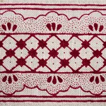 81651 | Davison Scalloped Tape - Crimson Schumacher Davison Scalloped Tape trim in Crimson (81651)