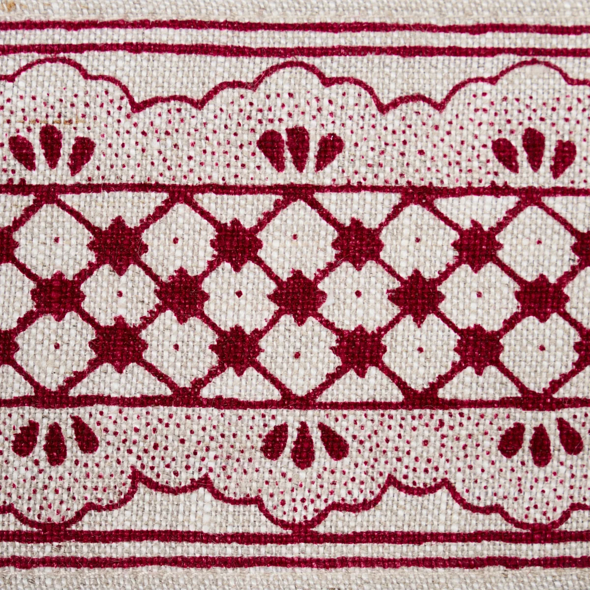 81651 | Davison Scalloped Tape - Crimson Schumacher Davison Scalloped Tape trim in Crimson (81651)