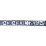 86282 | Diamond Lattice - Navy Schumacher Diamond Lattice trim in Navy (86282)