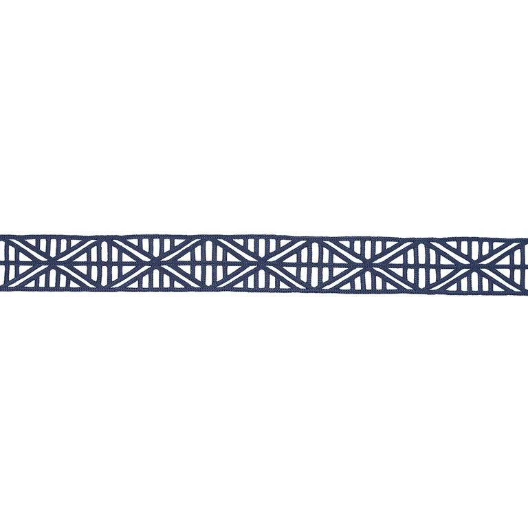 Schumacher Diamond Lattice trim in Navy (86282)