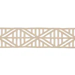 86280 | Diamond Lattice - Taupe Schumacher Diamond Lattice trim in Taupe (86280)