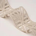 86280 | Diamond Lattice - Taupe Schumacher Diamond Lattice trim in Taupe (86280)