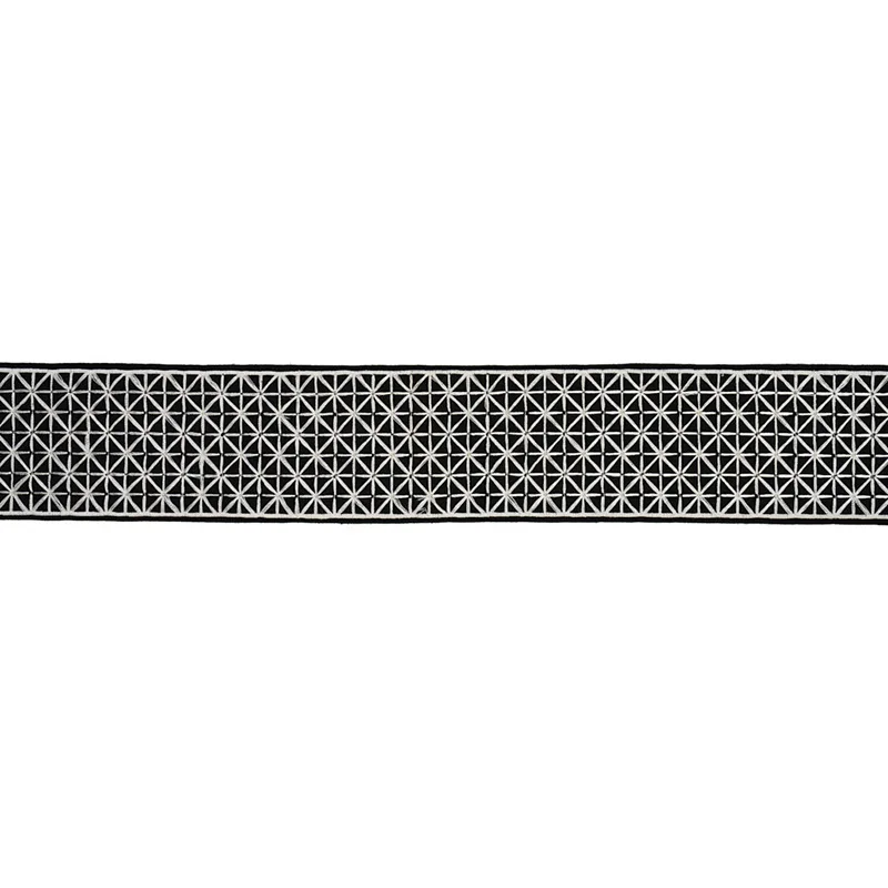 Schumacher Directoire Tape trim in Black (68646)