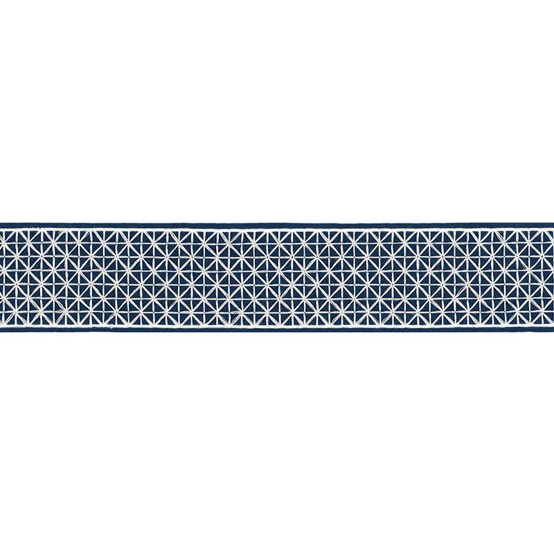 Schumacher Directoire Tape trim in Bleu Marine (68640)