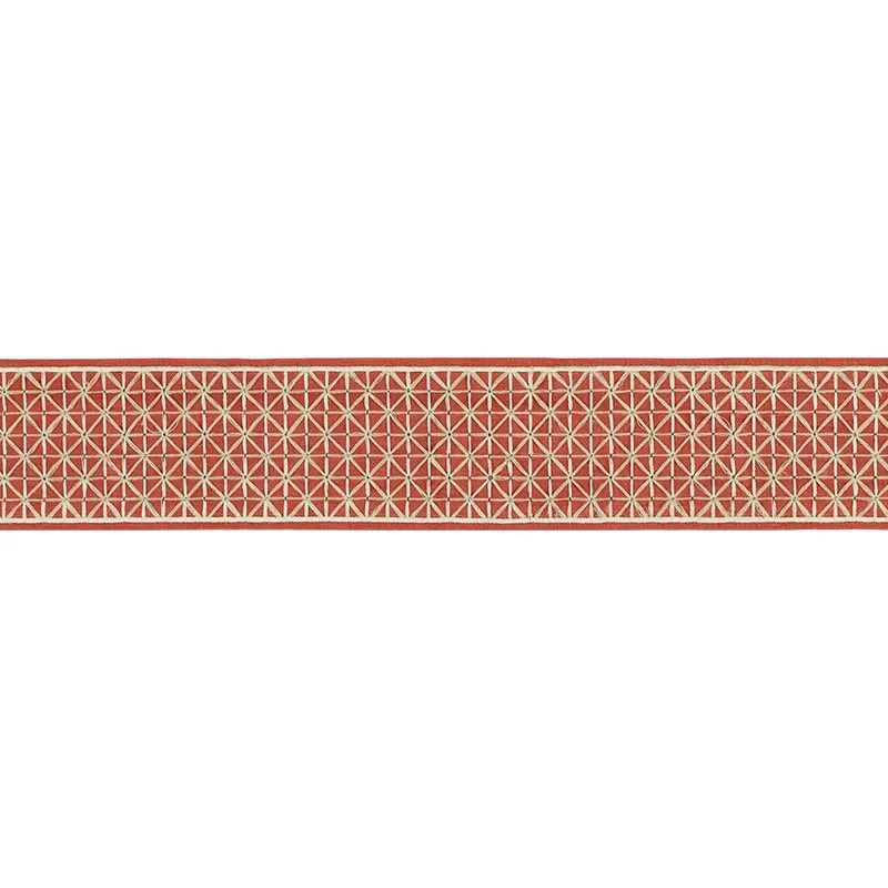 Schumacher Directoire Tape trim in Grenadine (68644)