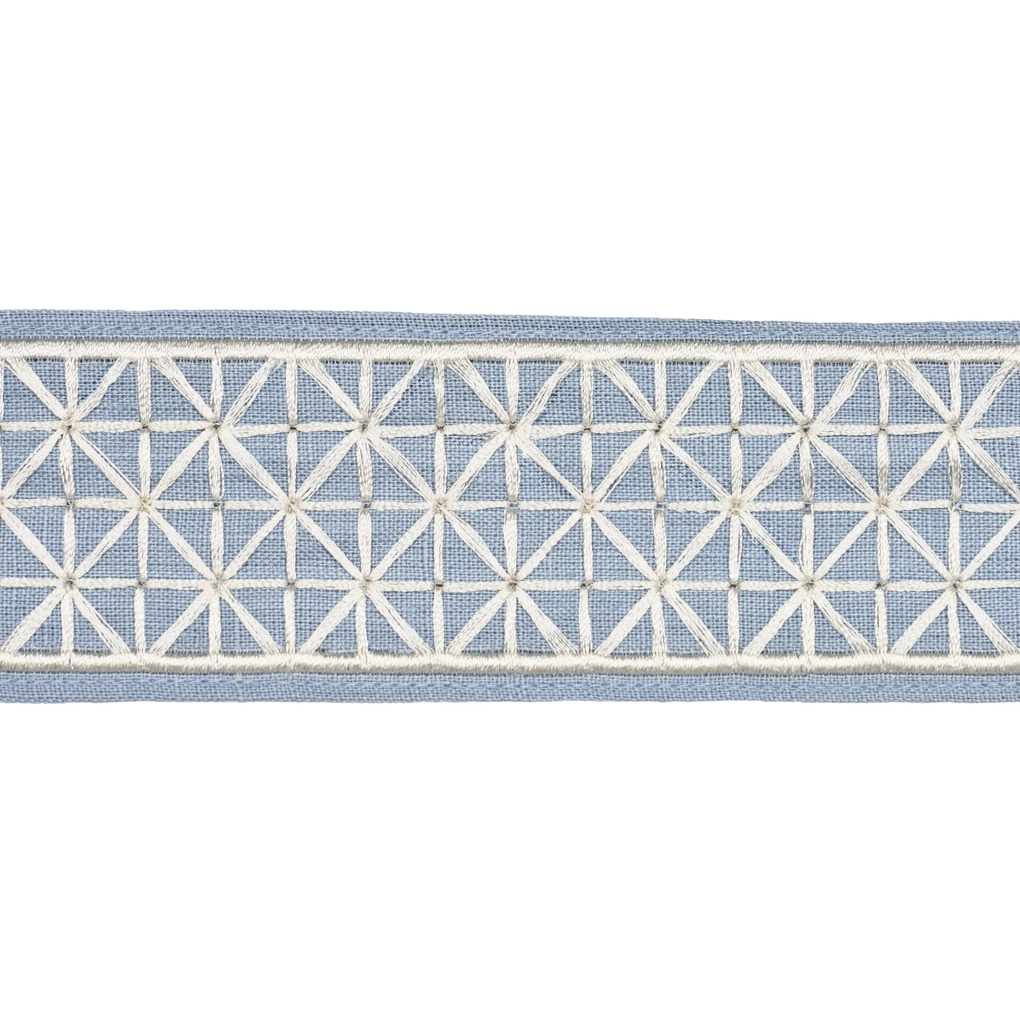 Schumacher Directoire Tape Narrow trim in Sky (83851)