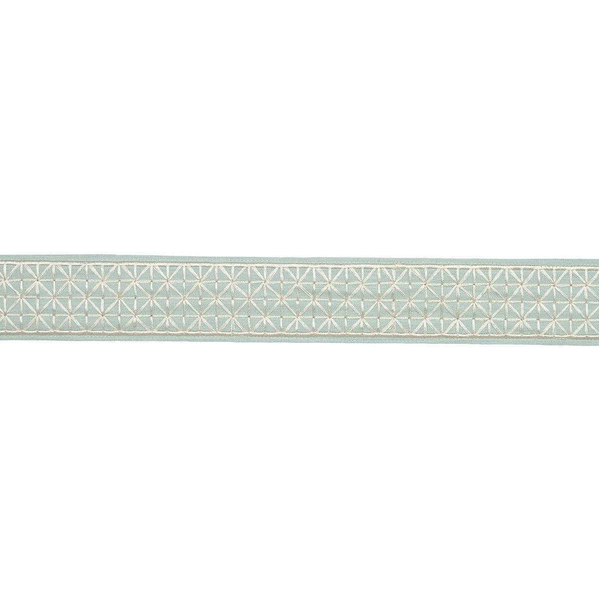 Schumacher Directoire Tape Narrow trim in Teal (83852)