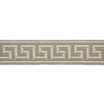 65561 | Dominique Linen Tape - Zinc Schumacher Dominique Linen Tape trim in Zinc (65561)