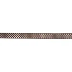 86294 | Dotted Embroidered Tape - Brown Schumacher Dotted Embroidered Tape trim in Brown (86294)
