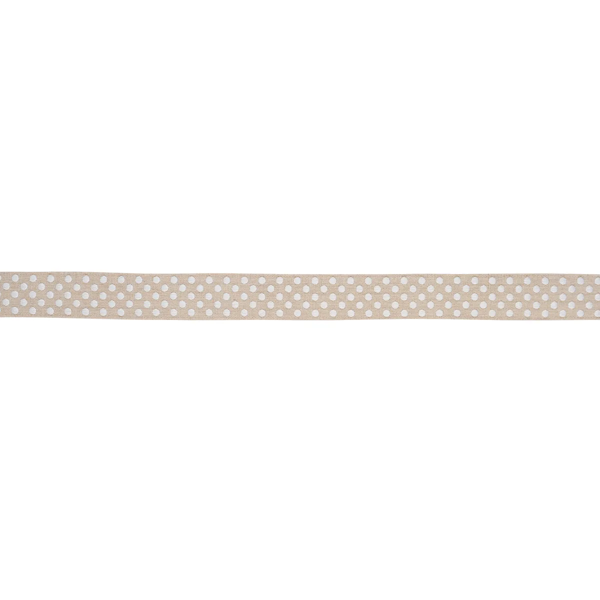 Schumacher Dotted Embroidered Tape trim in Natural (86290)