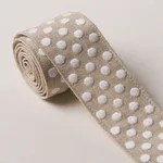 86290 | Dotted Embroidered Tape - Natural Schumacher Dotted Embroidered Tape trim in Natural (86290)